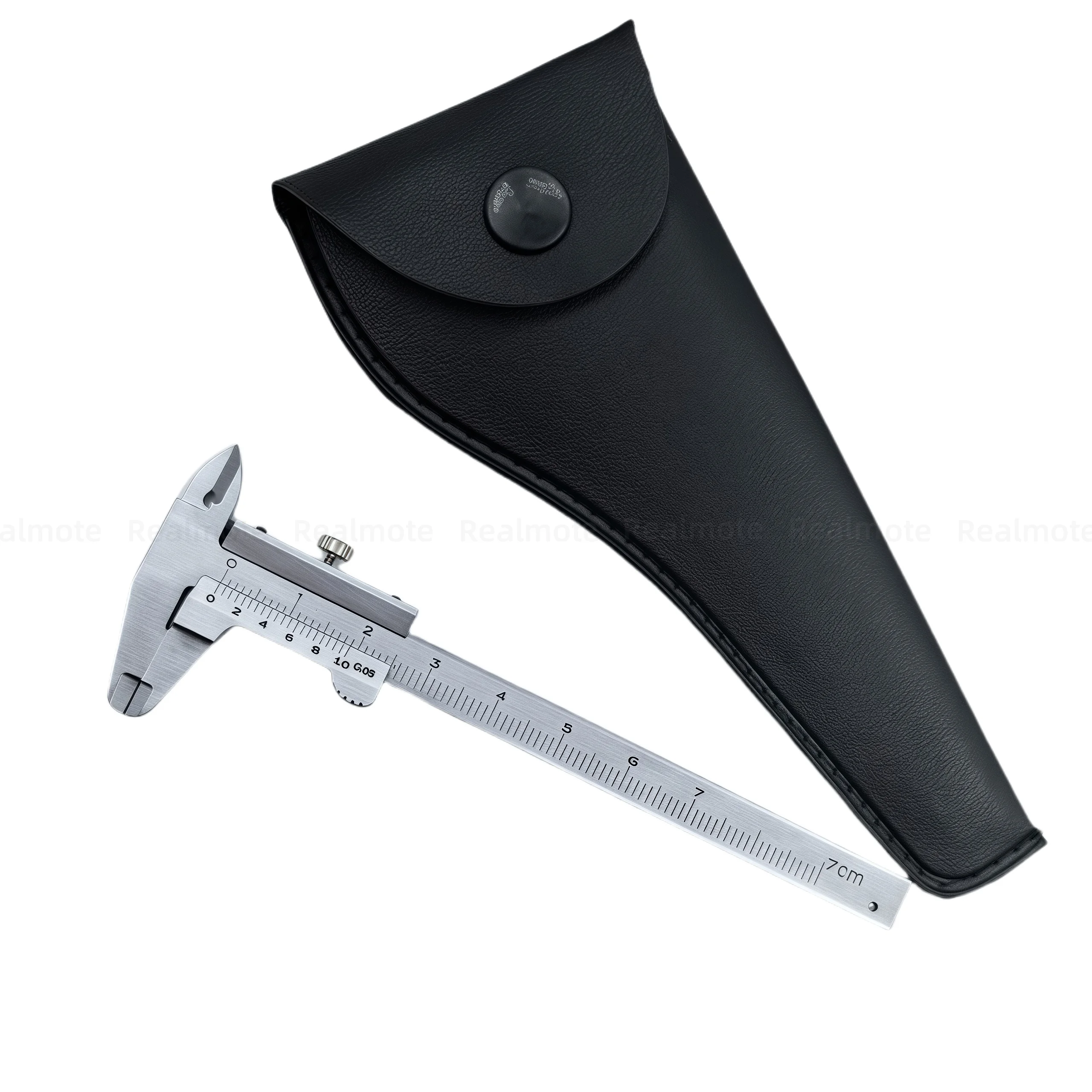 Japan Style Mini Vernier Caliper 0-70mm Carbon Steel Hardened Precision Caliper Gauge 0.05mm Metric Measuring Tool Portable