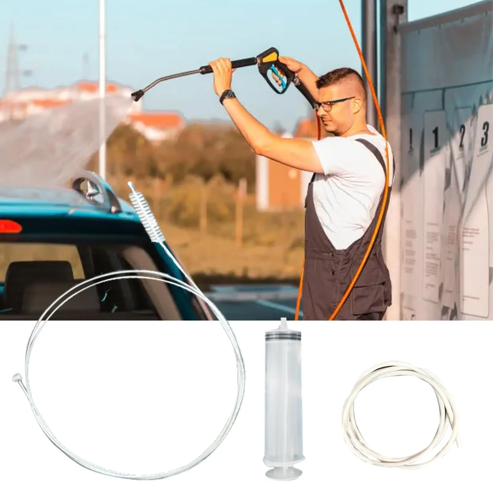 Outil efficace de débouchage pour tuyau de drainage de climatiseur de voiture et réfrigérateur 3/6m, nettoyage de blocages et débouchage de tubes de drainage