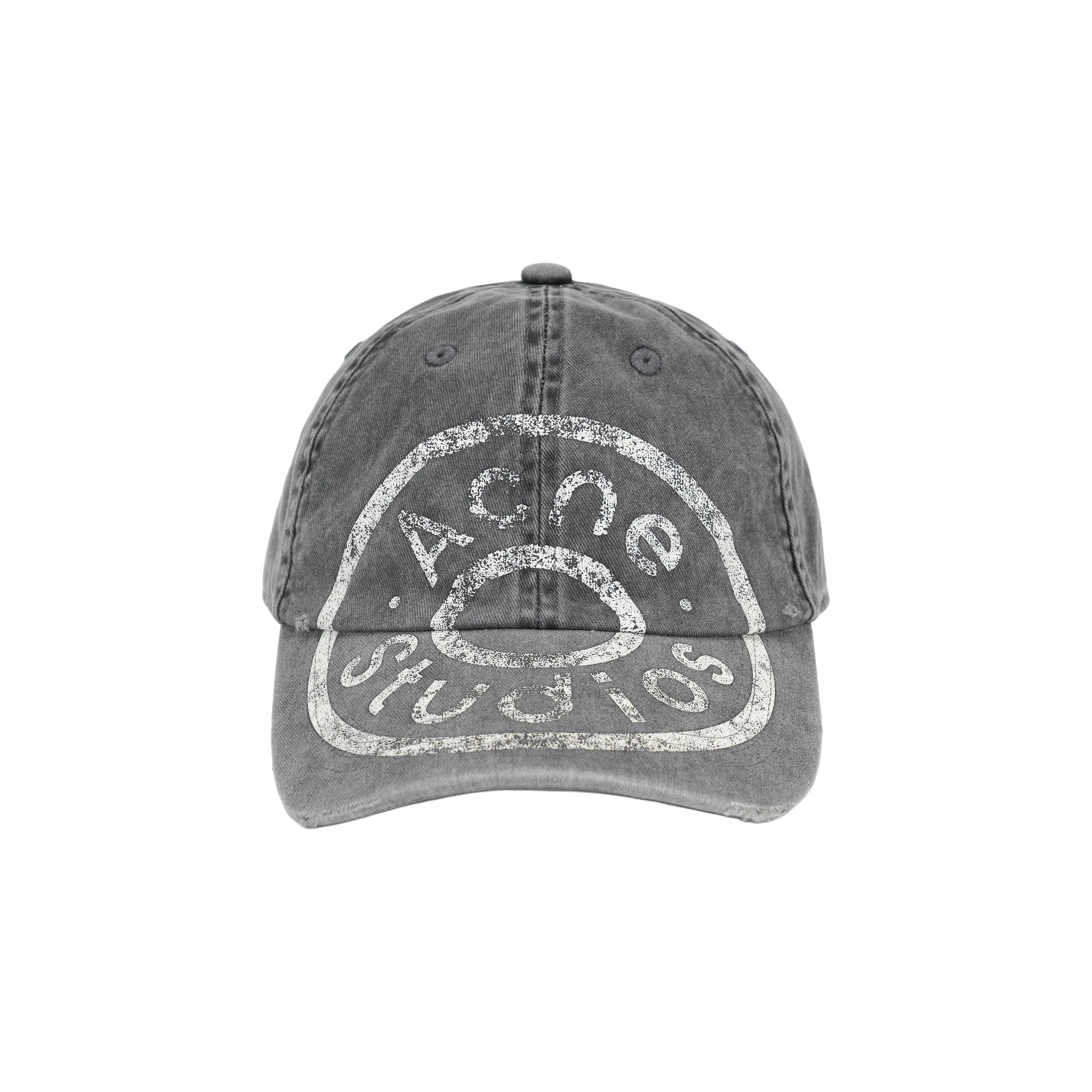 Acne Studios Cotton Baseball Caps Unisex Gray C40429-900