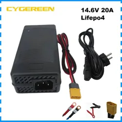 12V 20A Lifepo4 Battery Charger 14.6V 20A XT90 Connector 4S 12 Volt Iron Phosphate LFP Home energy storage Fast Charger