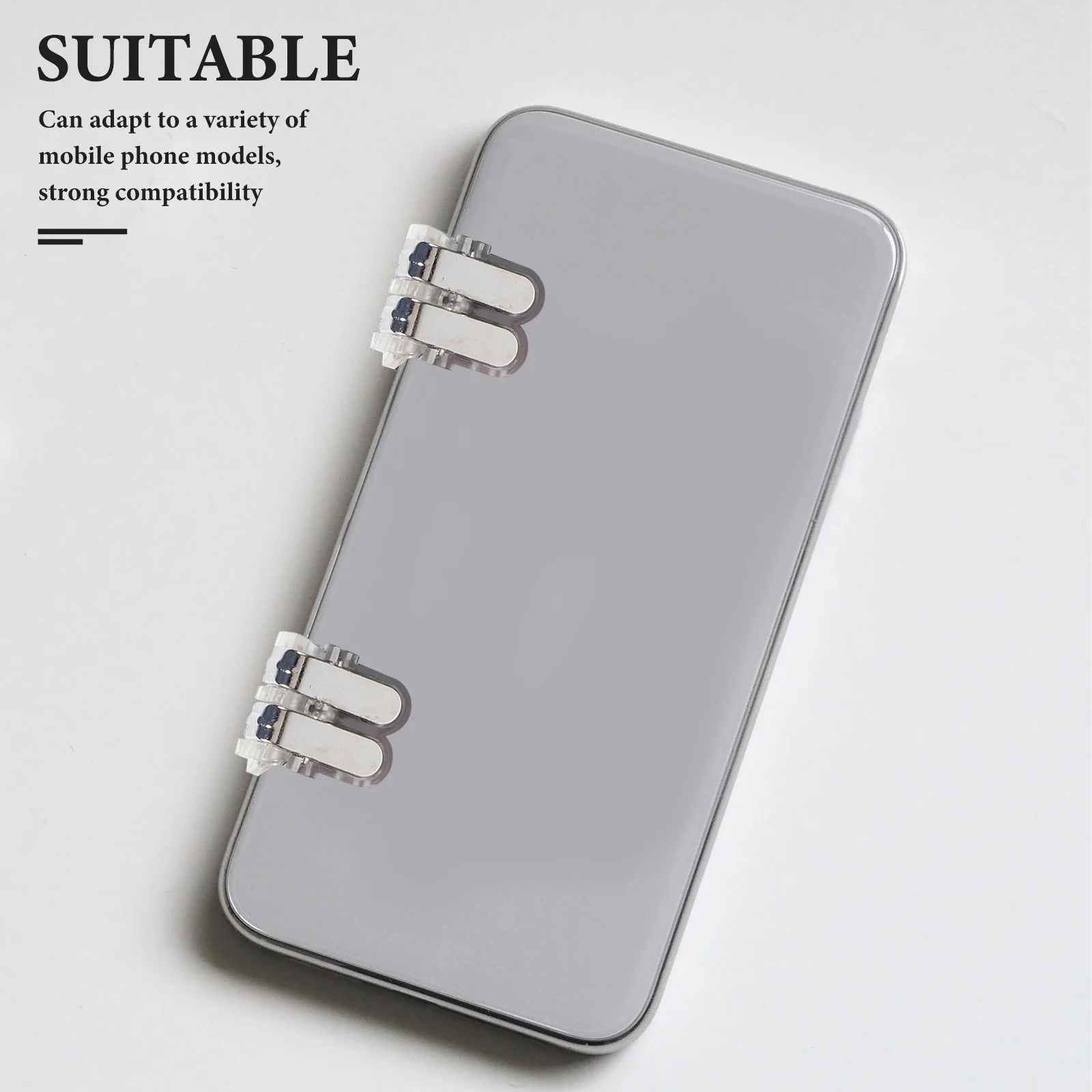 Mobiele controller Trigger Schietcontroller voor telefoon Lichtgewicht Duurzaam Abs-rubber Praktisch spelaccessoire Compatibel