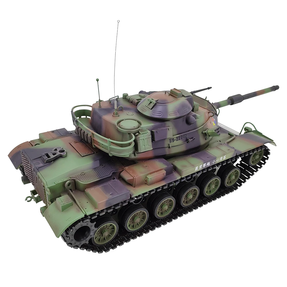 Pabrik 1/16 AS M60A3 RC Tank Model logam Remote Control Off-Road Tank tempur mainan RC Tank