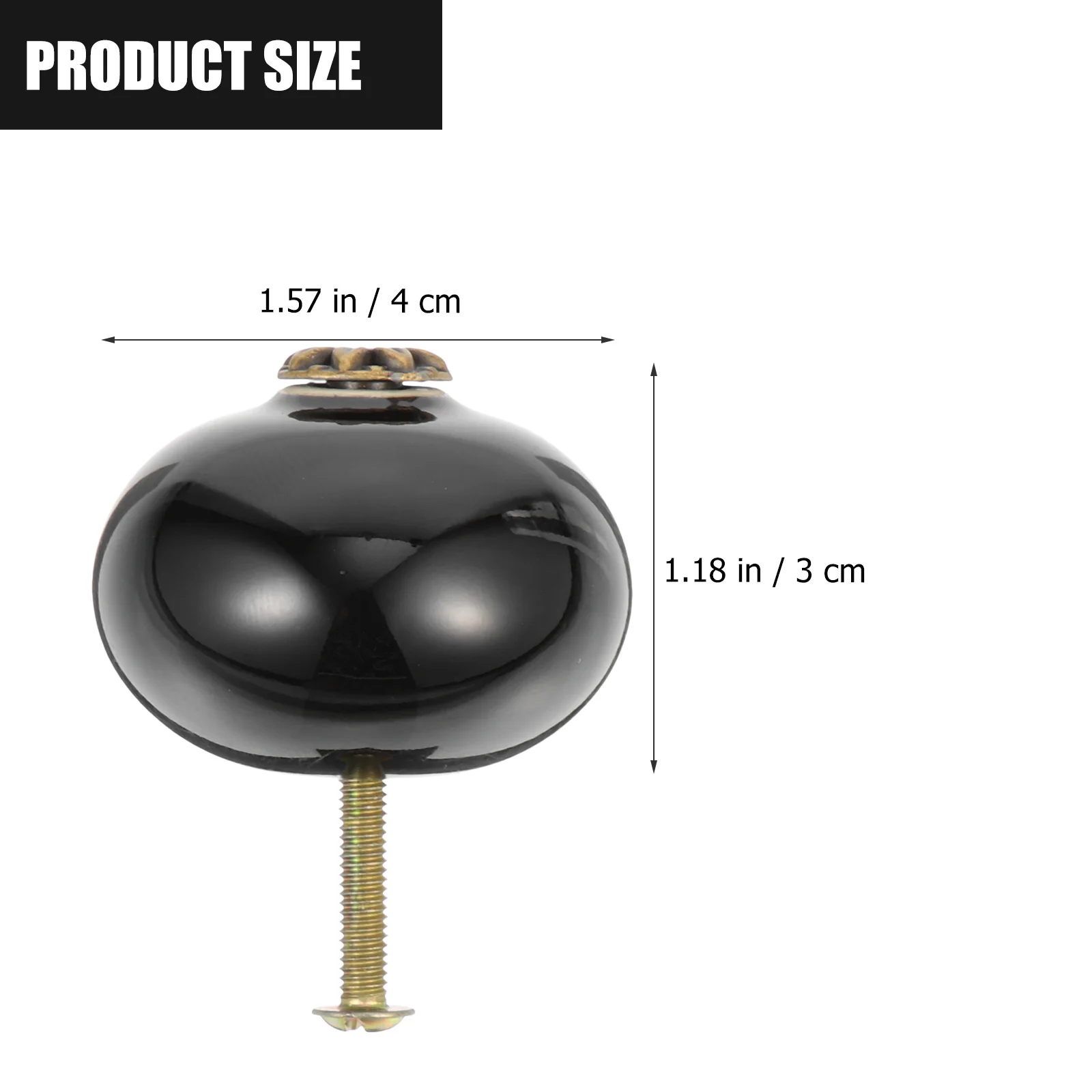 

2Pcs Brass Drawer Knobs Round Single Hole Cabinet Handles Kitchen Wardrobe Cupboard Door Pulls Dresser Knobs Dresser Handles