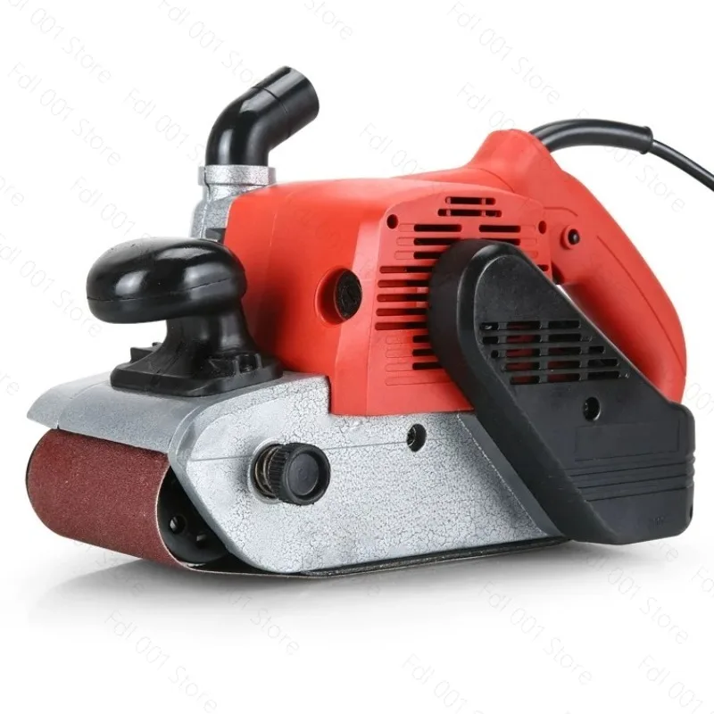 For 4 inch high-power belt sander, portable sanding and polishing machine, flat plate sander, woodworking sandpaper machine