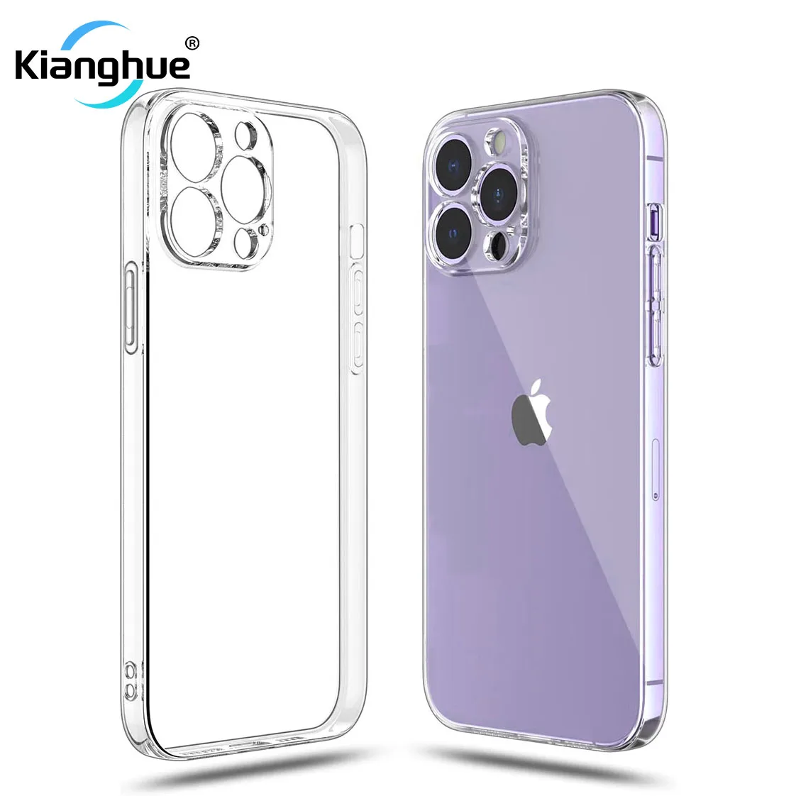 Ultra Thin Silicone Soft Case For iPhone 15 14 13 12 11 Pro Max Clear Slim Back Case For 15 14 Plus 13 12 Mini Transparent Shell