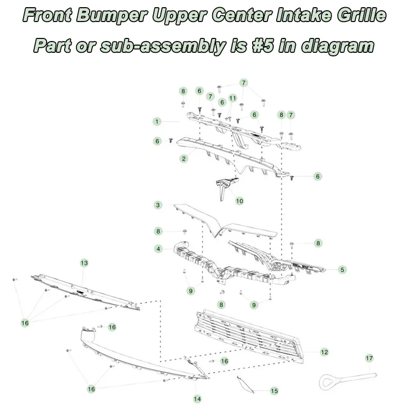 테슬라 모델 X 2016 2017 2018 2019 2020 프론트 범퍼 메쉬 그릴 상단 프론트 그릴 범퍼 그리드 블랙 자동차 액세서리 개조
