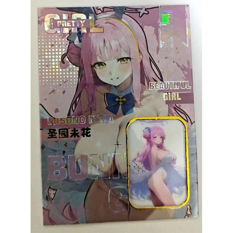 Anime Goddess Story Elysia Yae Miko Ganyu Hms Cheshire Yor Forger Film Card carte da collezione regali di compleanno di natale giocattoli da gioco