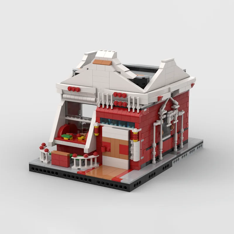 

1210pcs MOC Modular Sushi Bar Alternative Build Creator Expert Model Building Blocks Construction Toy Christmas Gifts DIY Idea