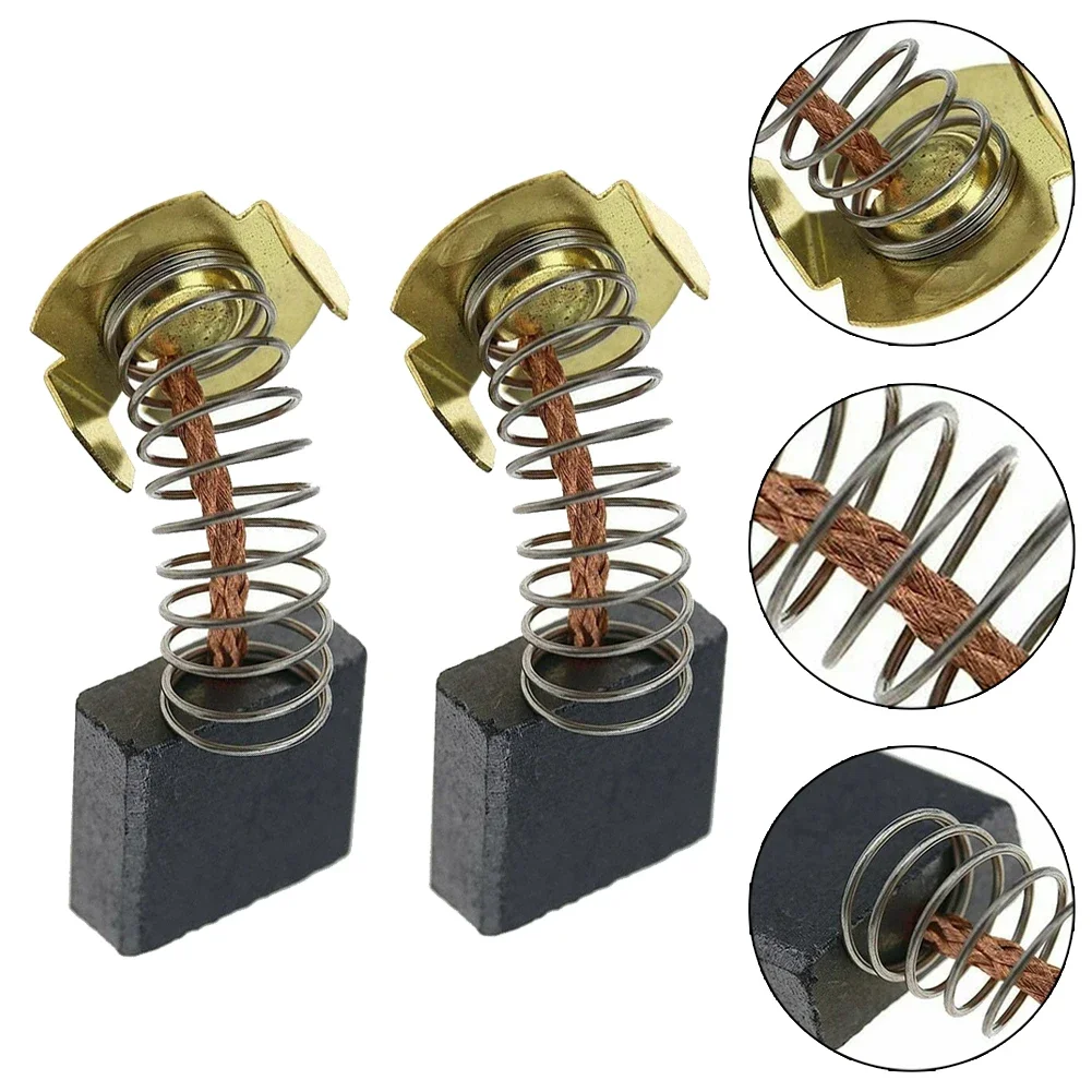 2x/Set Carbon Brushes For Ma-kita GA9050 GA9067 9069 Angle Grinders CB204 CB-204 For Power Tools Polishing Machine Accessories