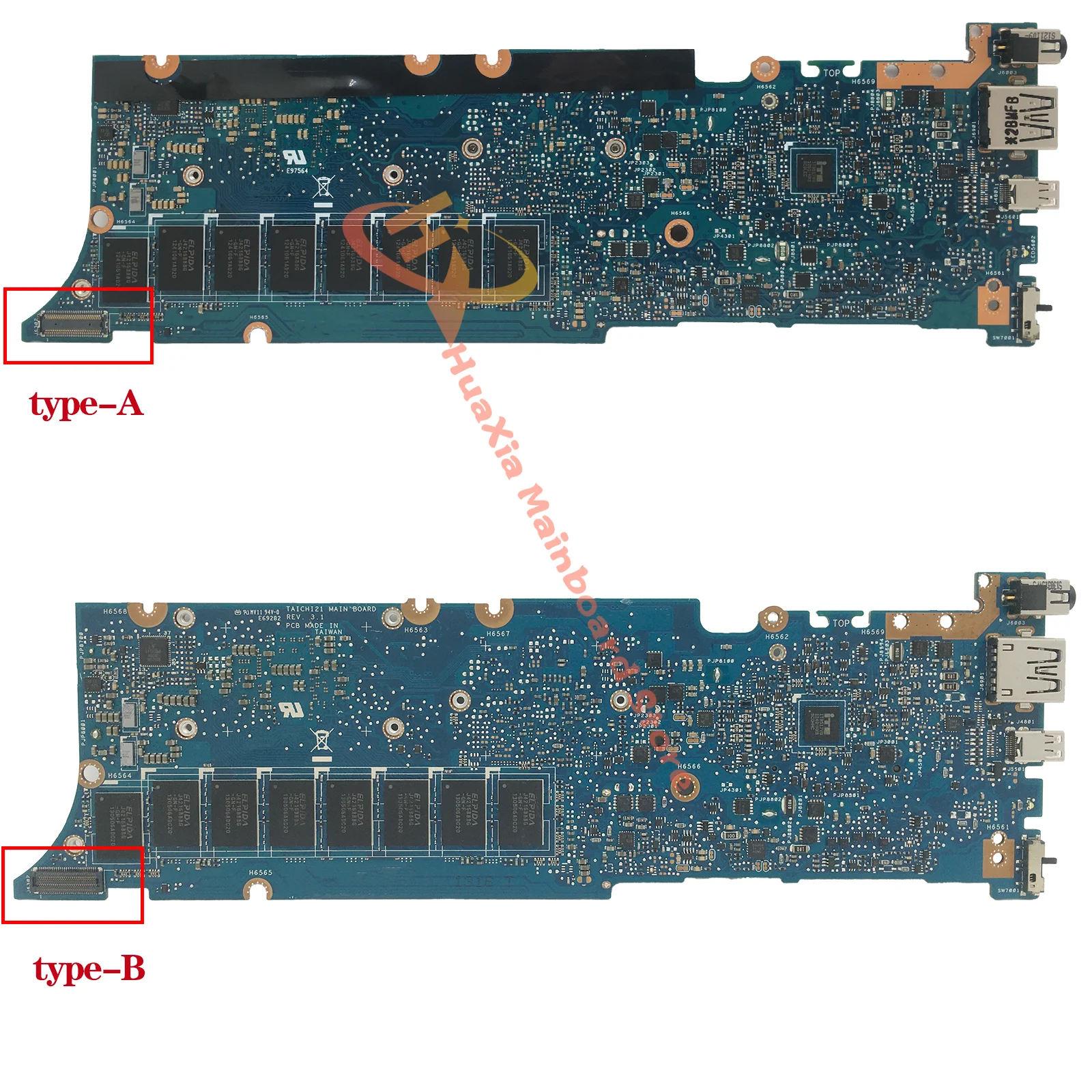 KEFU Notebook TAICHI21 scheda madre per ASUS TAICHI 21 scheda madre del computer portatile Maintherboard con I3-3217U I5-3317U I7-3537 CPU 4GB/RAM