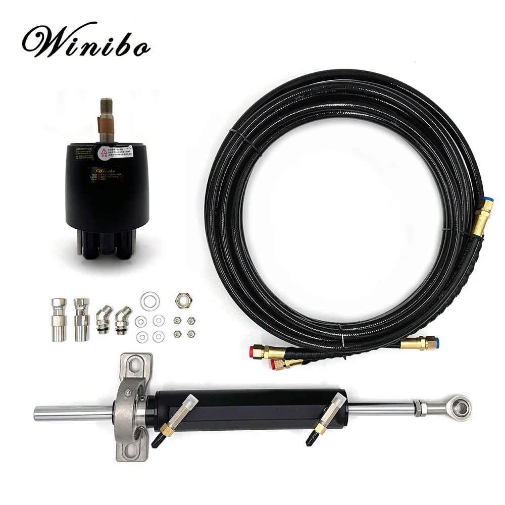 Inboard Hydraulic Steering System Kit Fit For Up To 50 Foot Or 15 Meters Boat