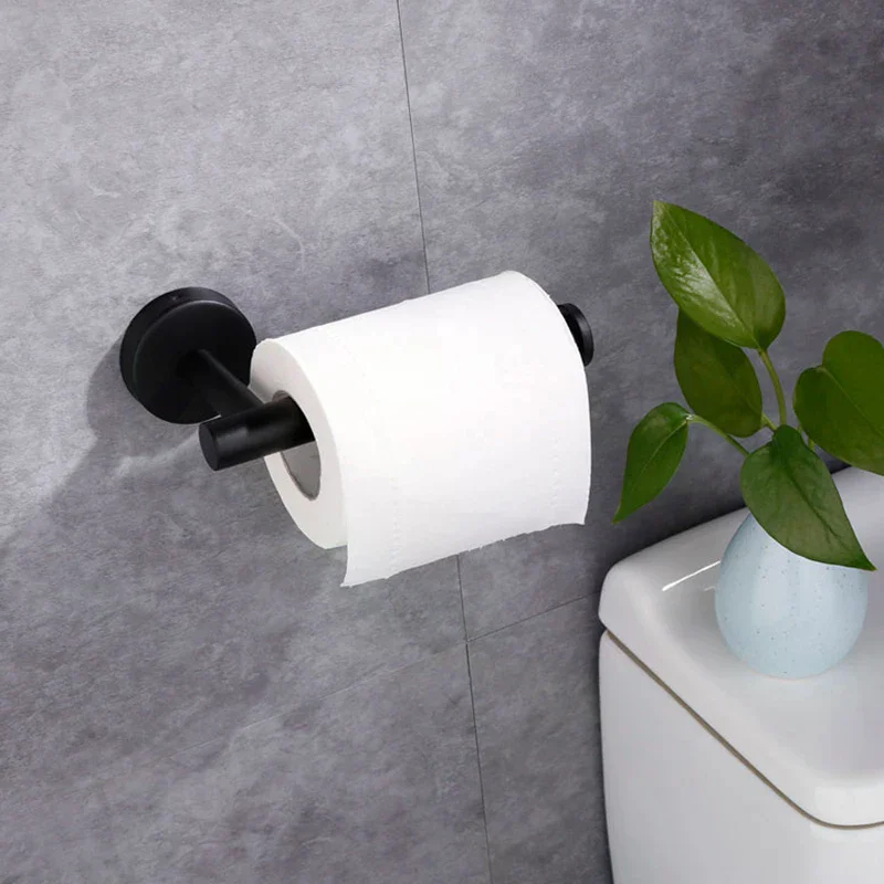 Toilet Paper Holder, Bathroom Toilet Wall Mounted Paper Roll Holder, Durable Stainless Steel, Modern Style