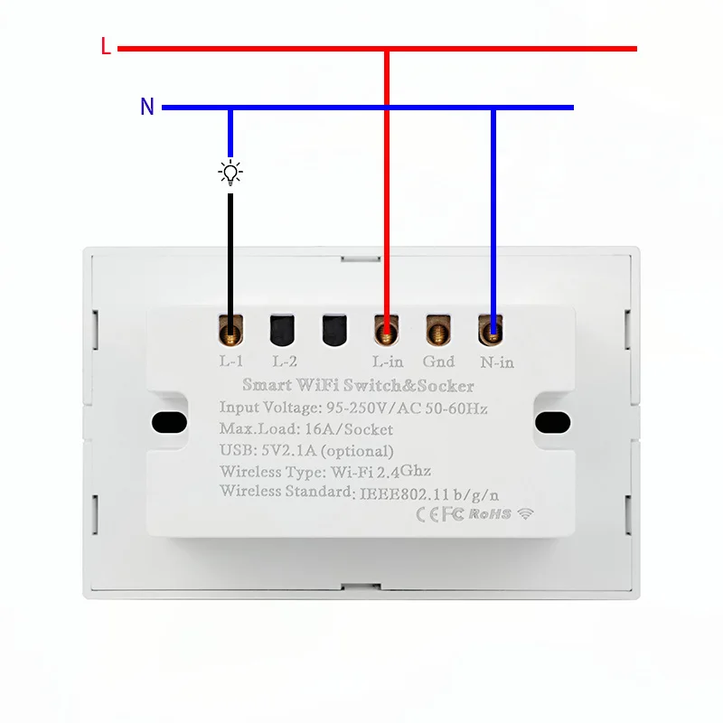 Imagem -05 - Inteligente Tuya Brasil Light Switch Tomada Brasileira Tomada do Brasil Painel de Vidro Work With Intelligent Alexa Google Home