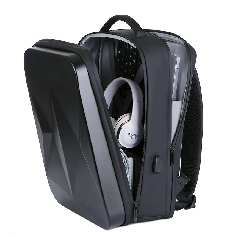 Backpack Water Repellent Hard Shell Laptop Bag Business Backpack Travel Bag Business Travel Luggage Fashion Casual Premium Daily
