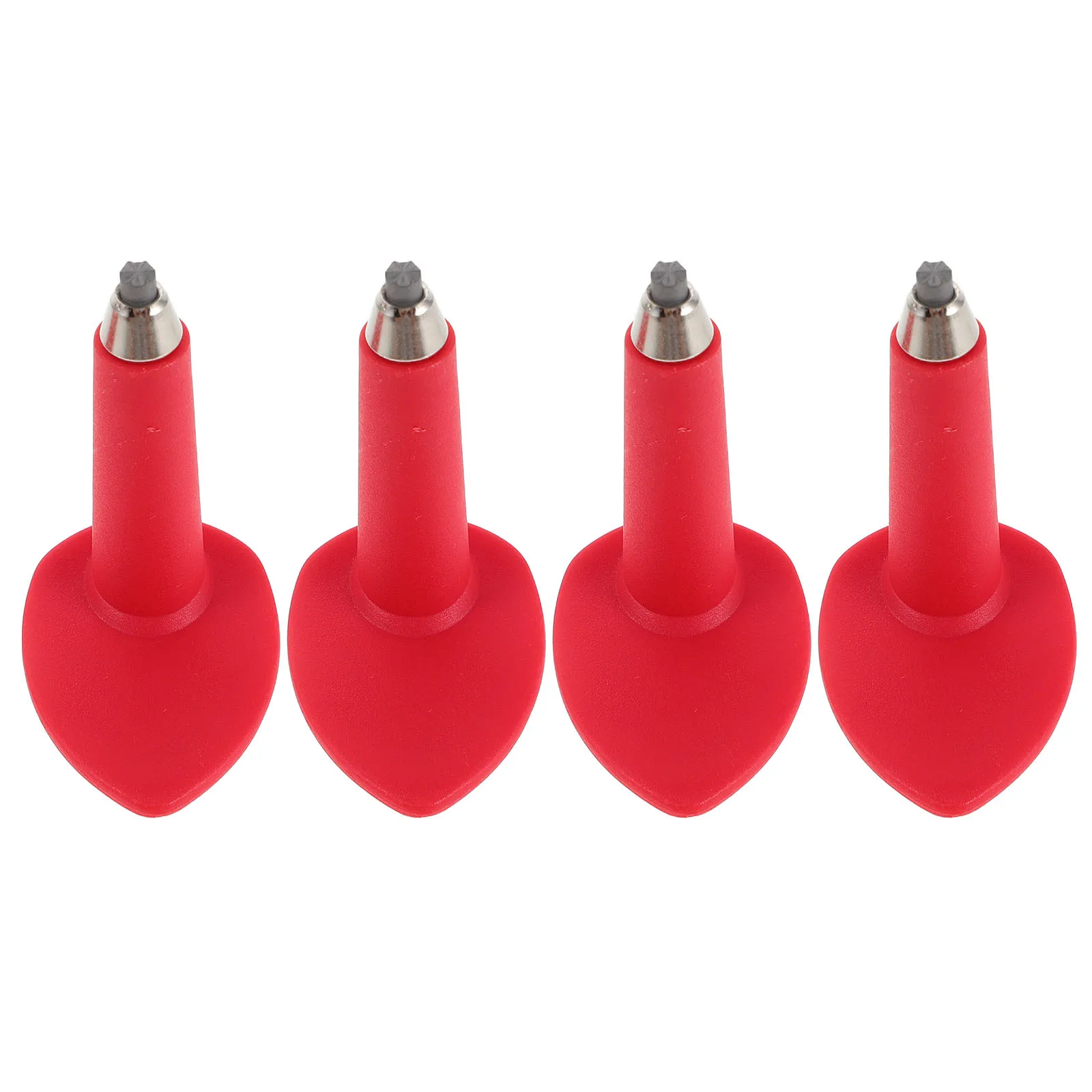 

4 PCS Trekking Pole Tip Hiking Ends Walking Stick Tips Equipment Accessories for on Foot Travel
