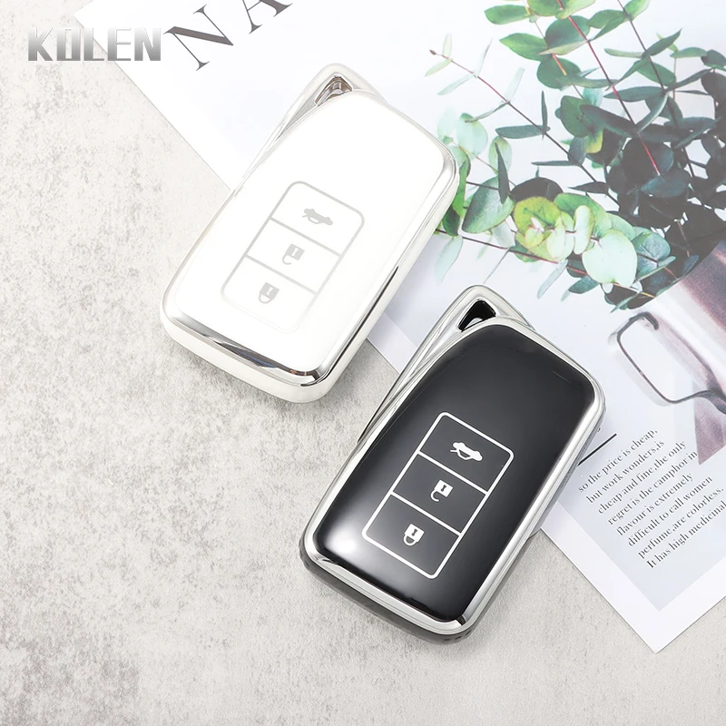 TPU Car Smart Key Case Cover Shell Fob For Lexus NX IS RX ES GX LX RC LS UX GS 200 260 300 350 NX200 NX300 RX350 ES300 Keychain