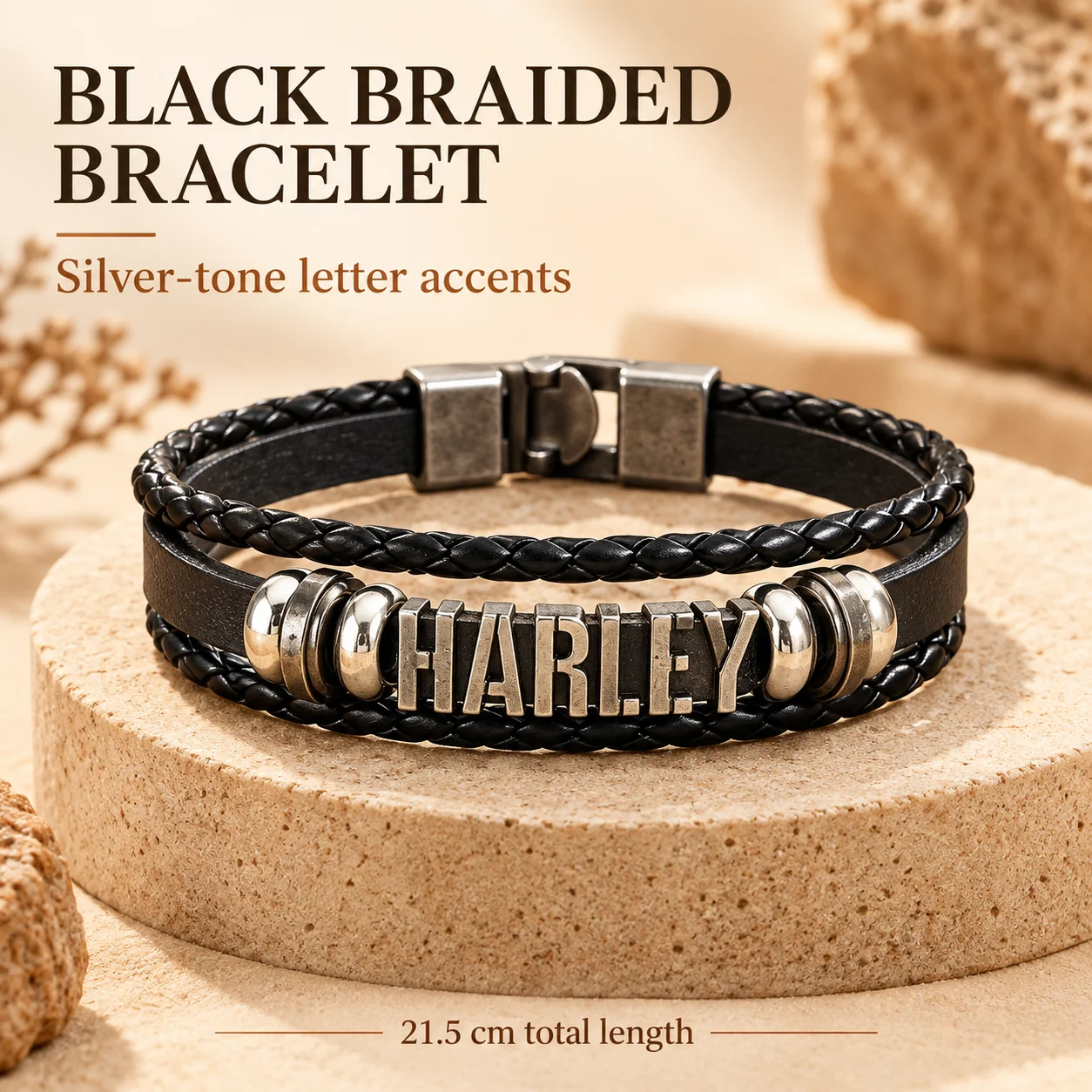 For Harley Davidson Logo Motorcycle Accessories Motorcycle Leather Bracelet Bike Emblem Jewelry Rider Gift