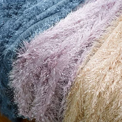 Imitation feather plush fabric doll pillow sofa cover curtain fabric dress Fashion dress sofa fabric party decoration carpet