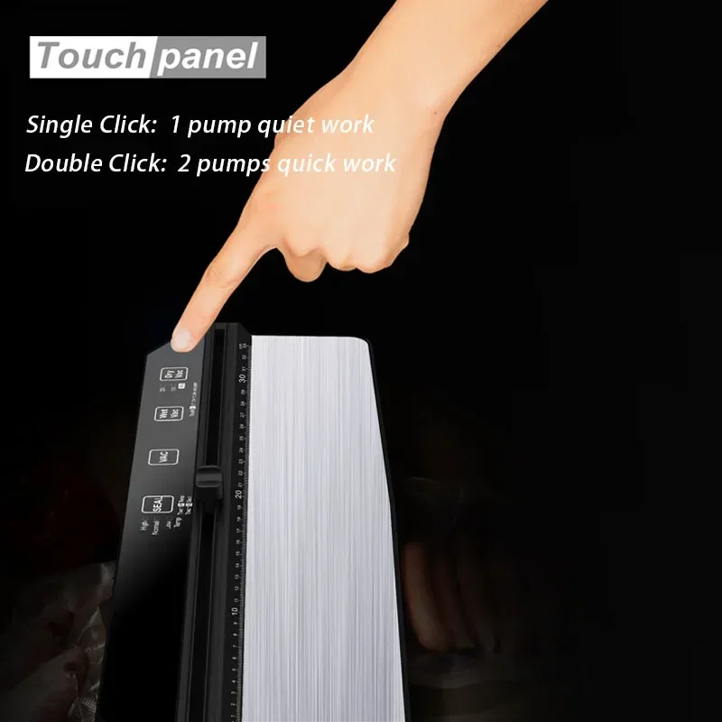 Thuis Voedsel Vacuümsealer Huishoudelijke Verpakkingsmachine met Gratis 15 stks Vacuümzakken Snijden Track 110-240 V US EU AU UK Plug