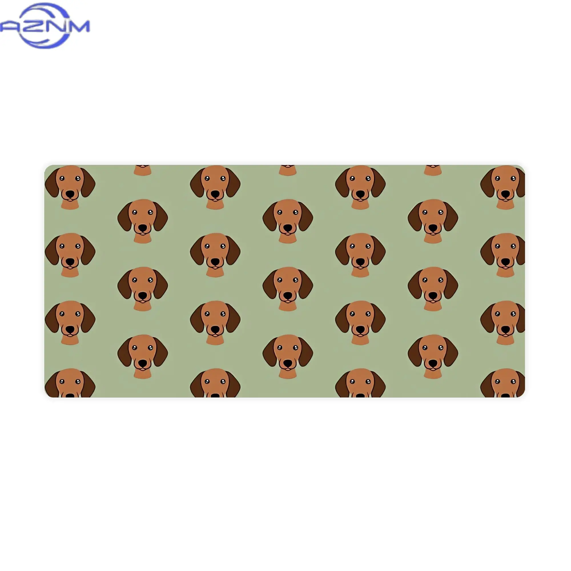 Cute Retro Dogs Dachshund Desk Mats Minimalist Keyboard Mat for Creative Studios Complements Modern Devices and Clean Desks