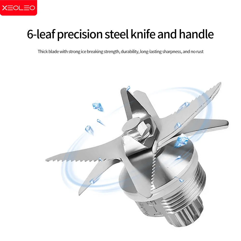 Xeoleo 2L pot 2200W professionnel minuterie intelligente mélangeur presse-agrumes haute puissance robot culinaire glace Smoothies mélangeur broyeur