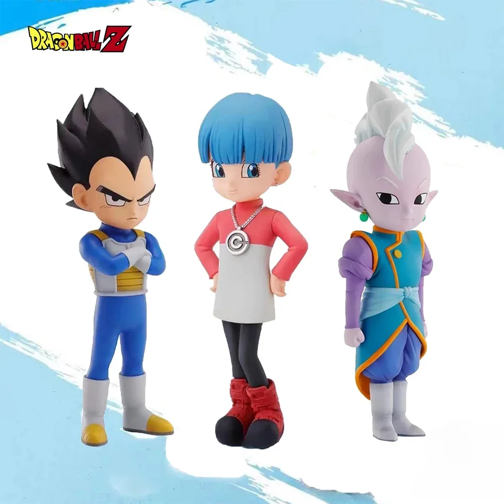 

12 cm/4.7 inches Dragon Ball anime characters Vegeta Bulma Kaioshin PVC Action Figure Figurine Model Collection Decoration Toys