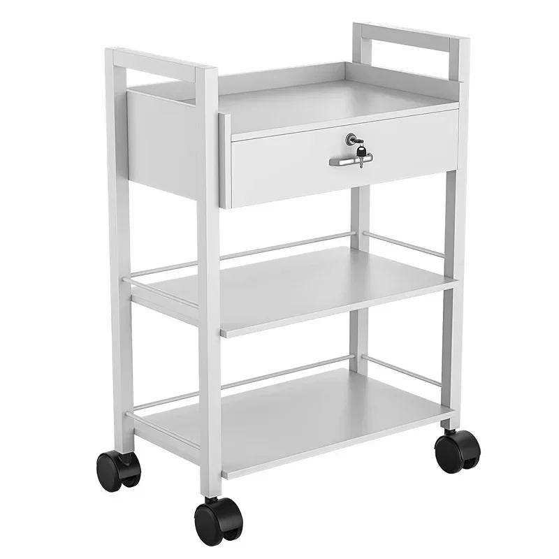 Beauty salon hair shop trolley special barber shop perm and dye manicure mobile tool trolley rack