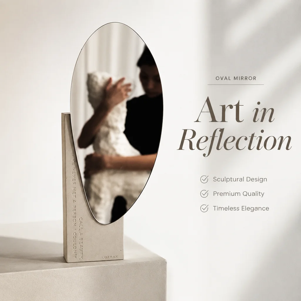 Acrylic Mirror Photography Prop – Unique Geometric Shape for Studio Backdrops and Artistic Interior Decor