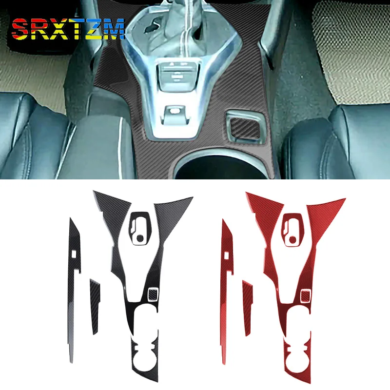 

Автомобильная крышка панели переключения передач, держатель для чашки с водой, наклейка на панель для Chevrolet Camaro 2017 2018 2019, левый руль