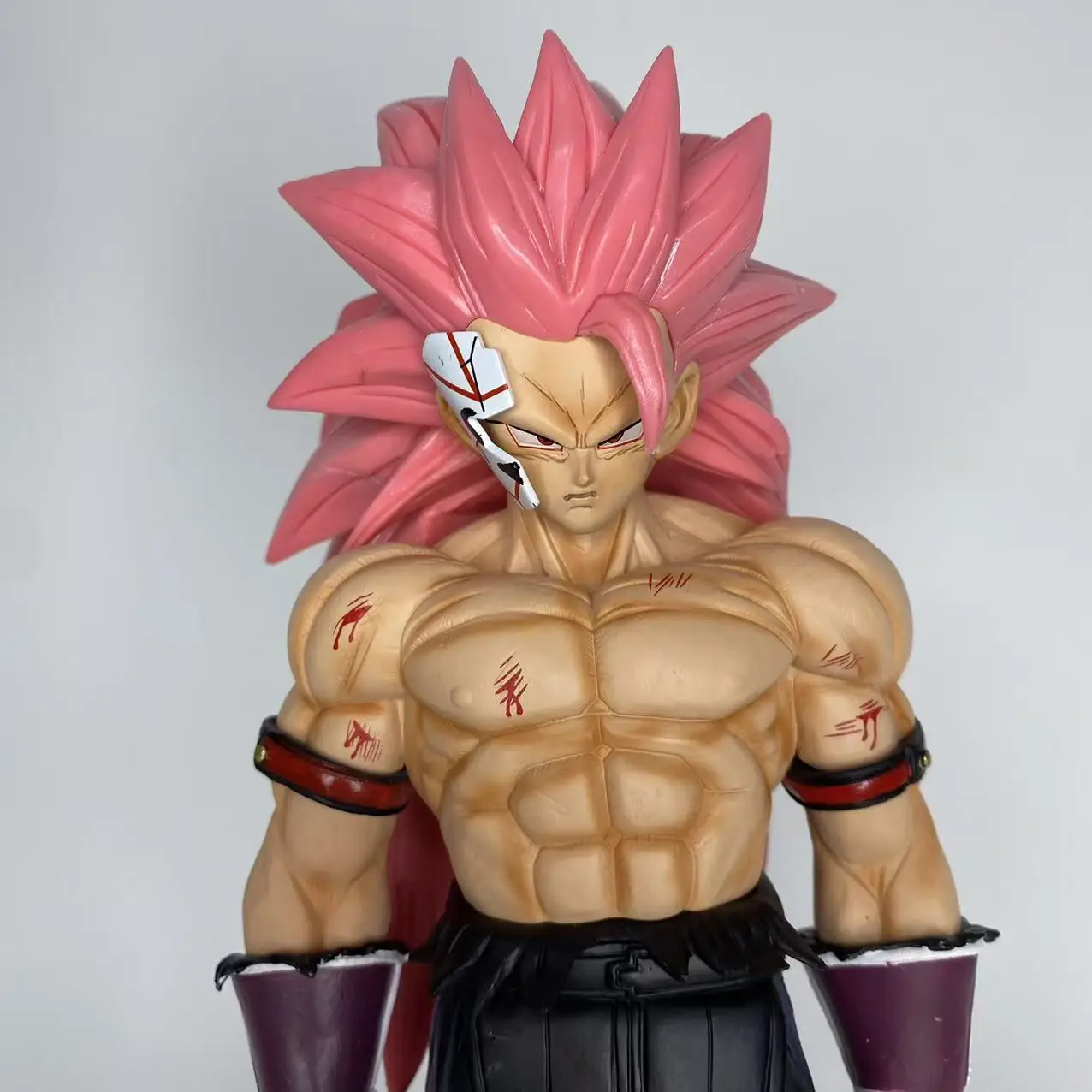 

Dragon Ball Super Saiyan Super Three Evil Zamas маска аниме модель ручной работы орнамент