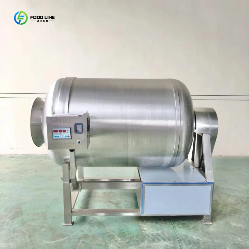 Industrial Vacuum Tumbling Machine Commercial Vacuum Meat Curing Tumbler For Slaughterhouse FL Customized
