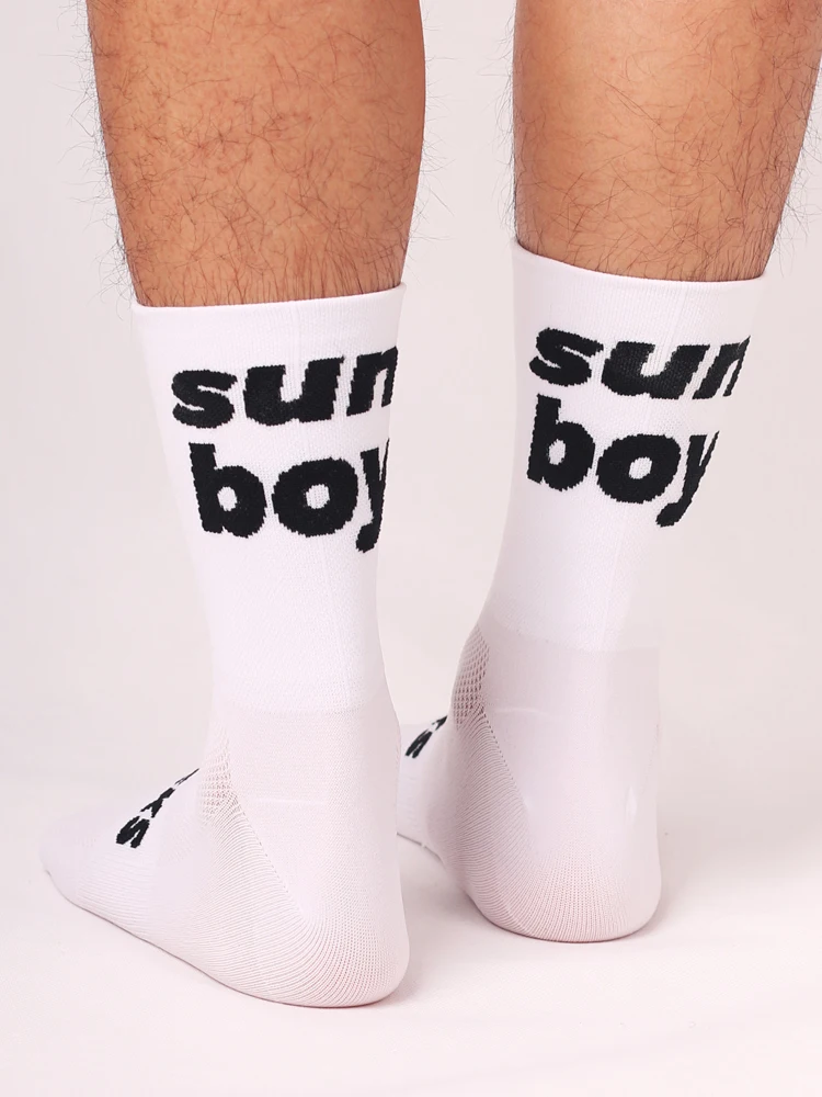 

Профессиональные велосипедные носки Sporcks Sunshine Series, двухслойные спортивные носки для велоспорта, дышащие, высокоэластичные, впитывающие пот, износостойкие Sr-07