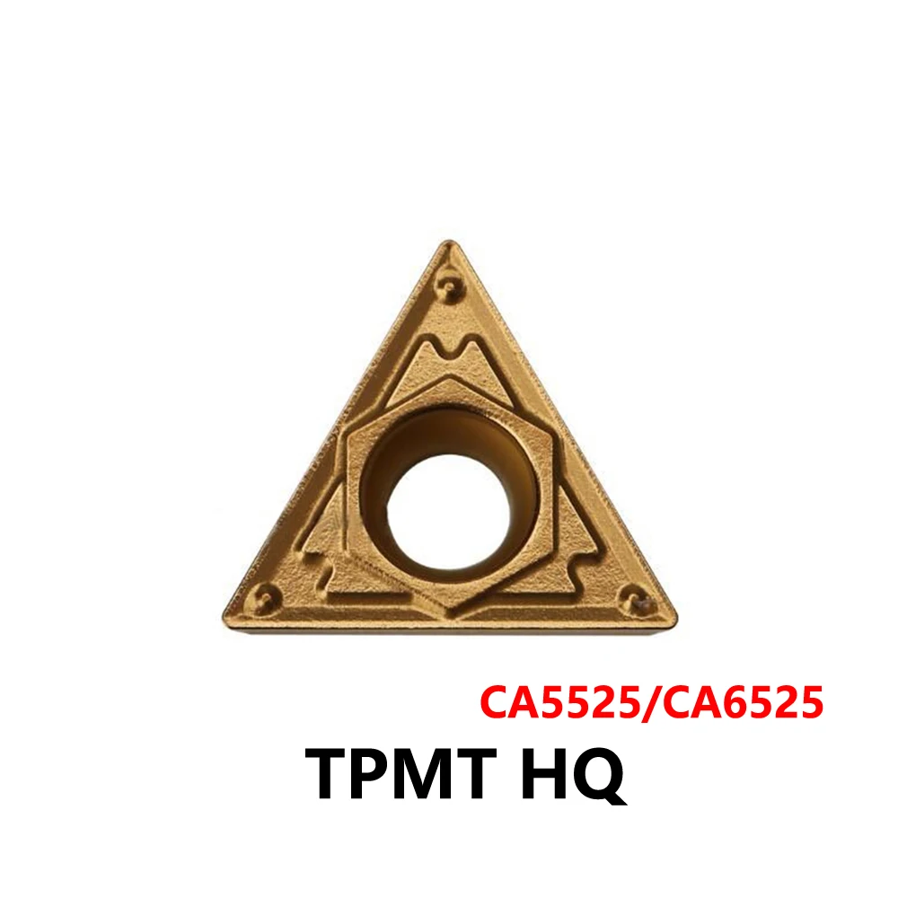 Original Carbide Inserts TPMT090202HQ TPMT110302HQ TPMT110304 TPMT160304 CA5525 TPMT090204 TPMT110302 TPMT CNC Lathe Cutter Tool