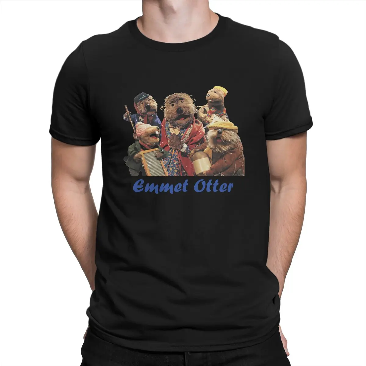 Emmet Otter's Jug Band Christmas Chuck TV Man TShirt Funny Fashion T Shirt Original Streetwear New Trend