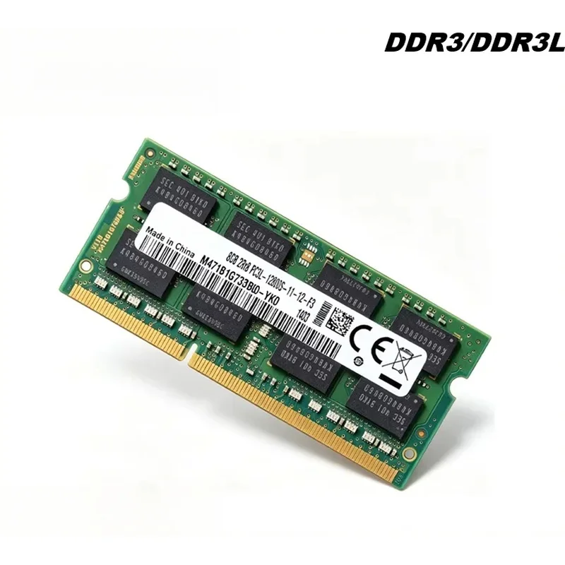 204Pin DDR3 DDR3L SODIMM RAM 4GB 8GB 1333‑1866MHz 1.35V/1.5V Laptop Notebook Memory