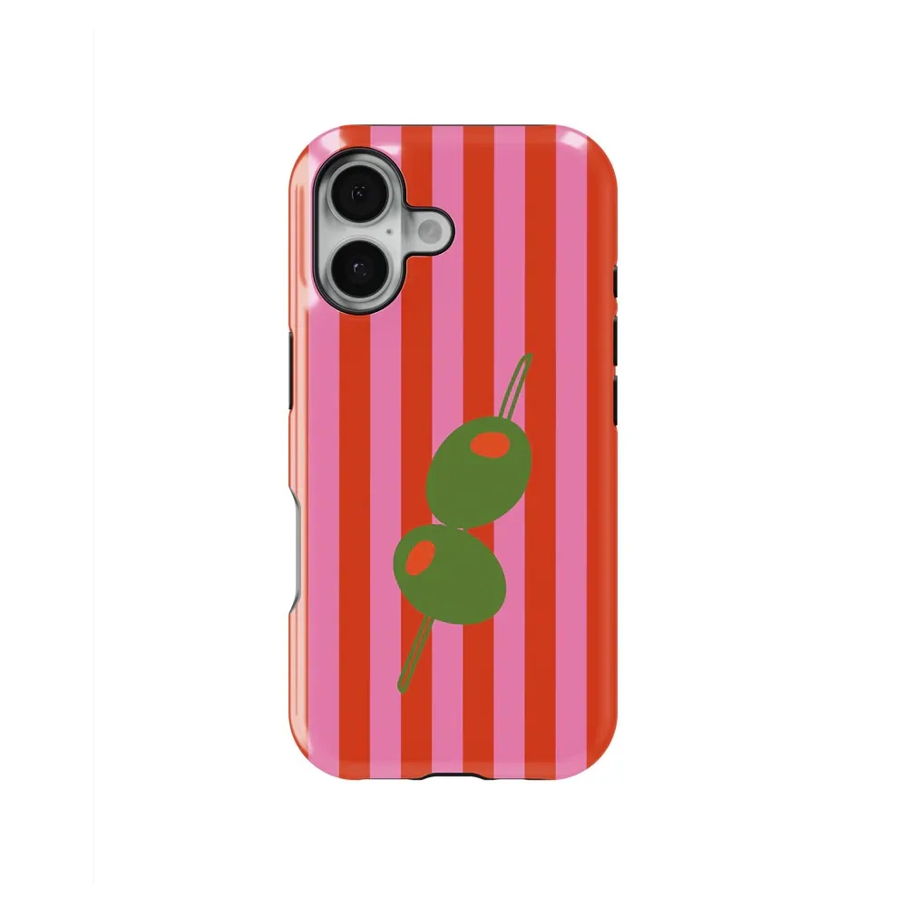 Funda para Teléfono Stripes Gilda para iPhone 17 16e 16 15 14 13 12 11 X XS XR XSMAX 7 8 Air Pro Max Plus, Cubierta Trasera de Doble Capa de Lujo