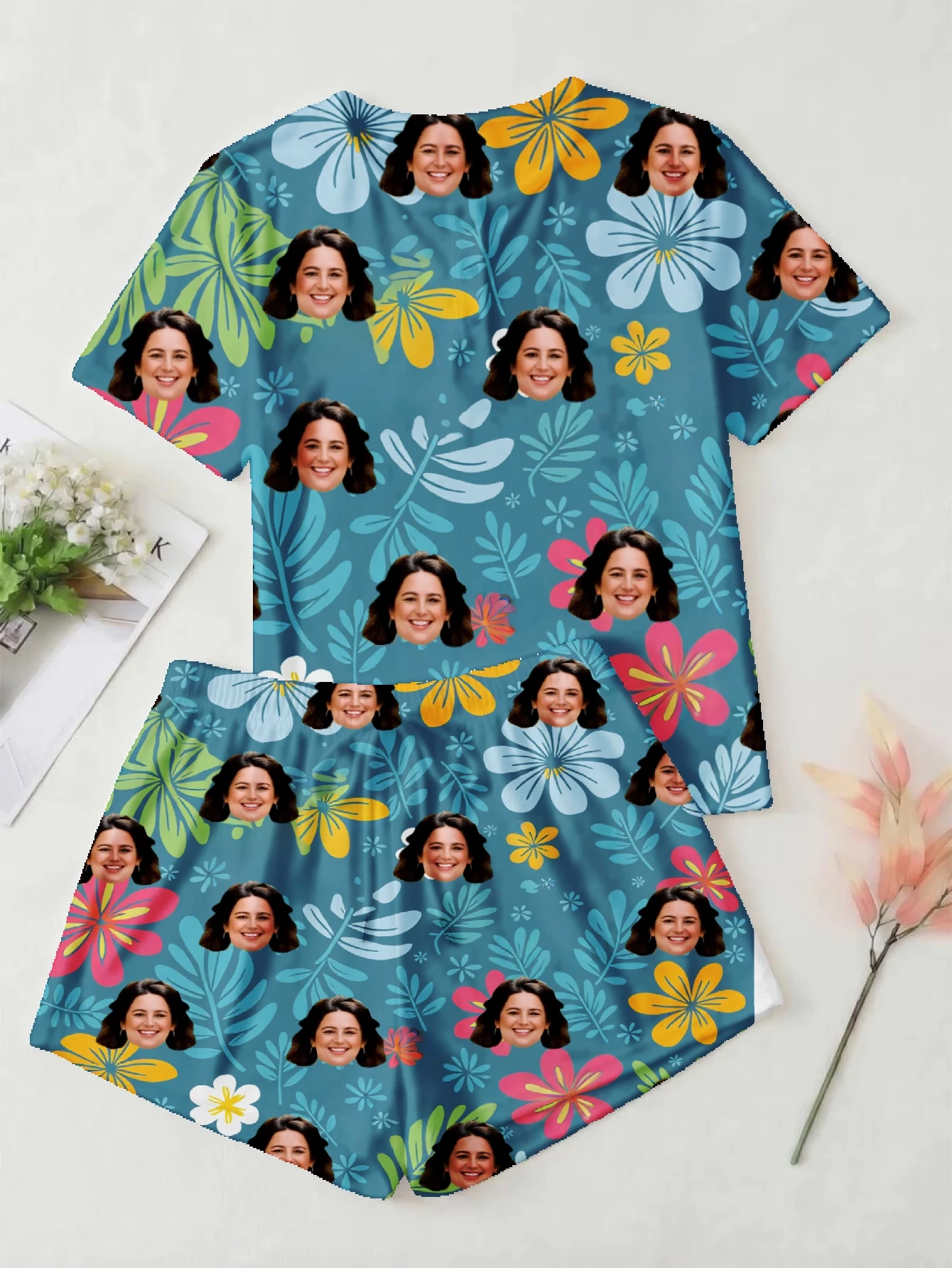 Personalisiertes Kurzarm-Pyjam – Summer Clothing Name Bewertung und Preis