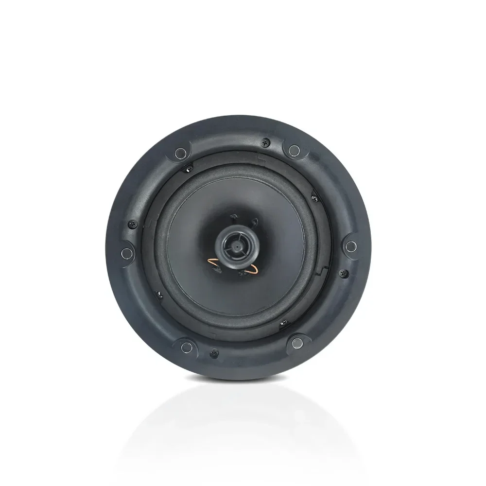 Haut-parleur de plafond coaxial, stéréo HiFi, haut-parleur injuste, système audio de cinéma maison, adresse publique pour résidentiel, 6.5 pouces, 30W