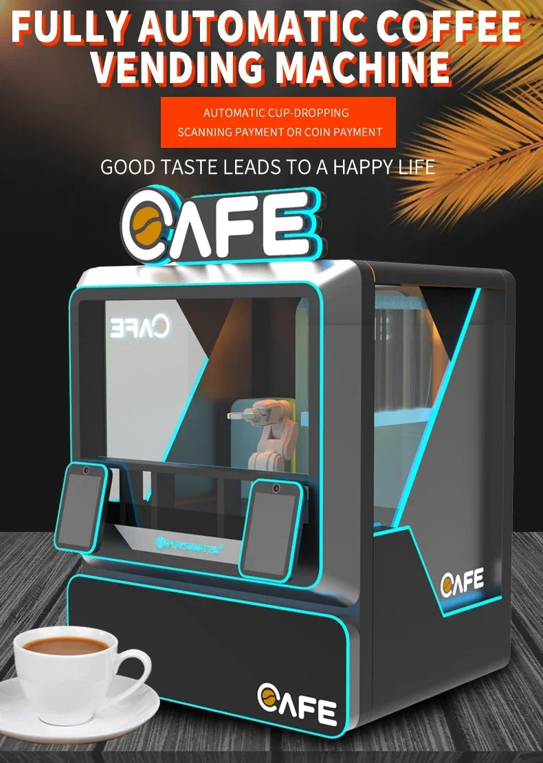 Touch Screen Coffee Bean Vending Machine For Sale Instant Coffee Vending Machine Window With Coin Payment System