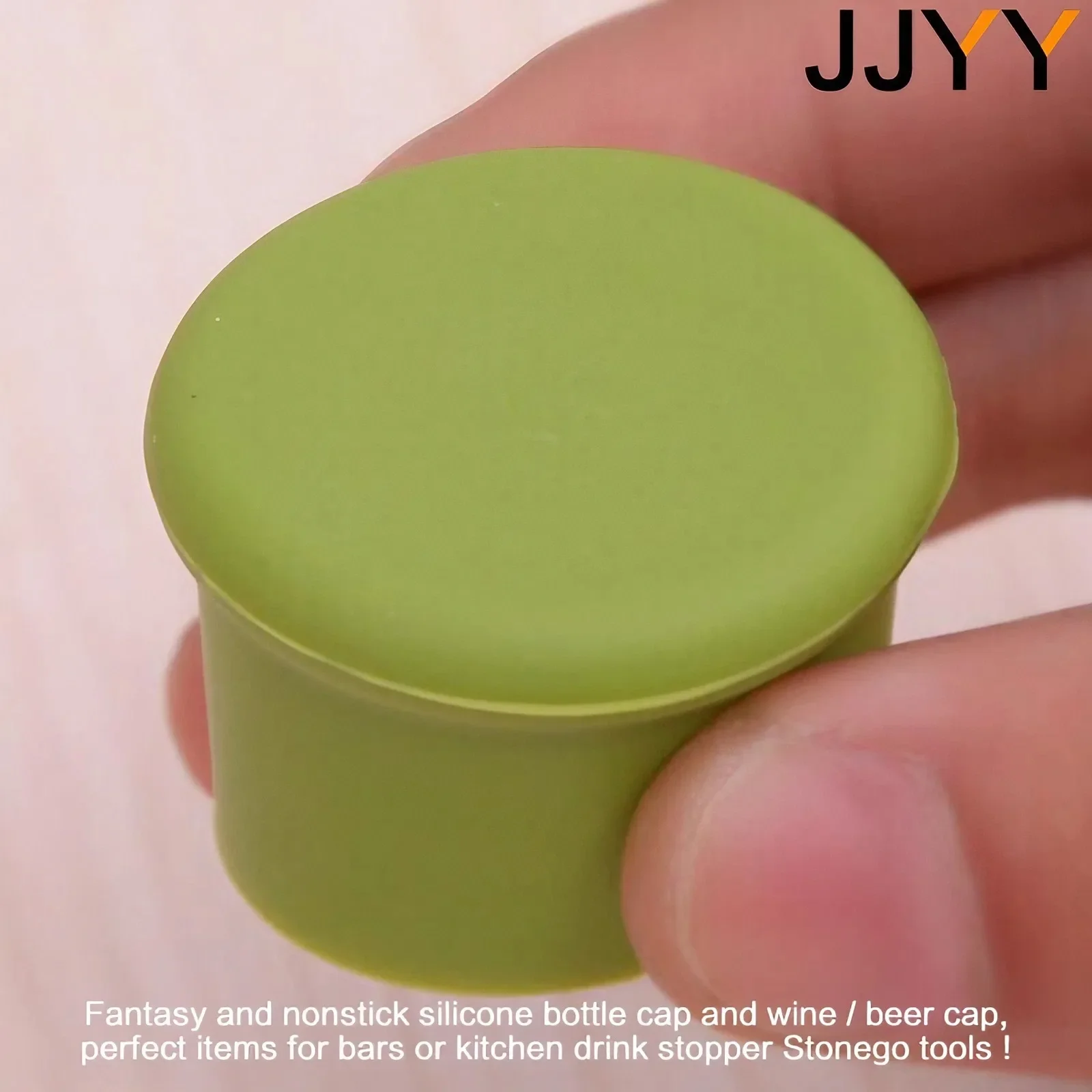 JJYY 1PC High Quality Silicone Wine Stopper Leak Free Wine Bottle Cap Fresh Keeping Sealers Beer Beverage Champagne Closures