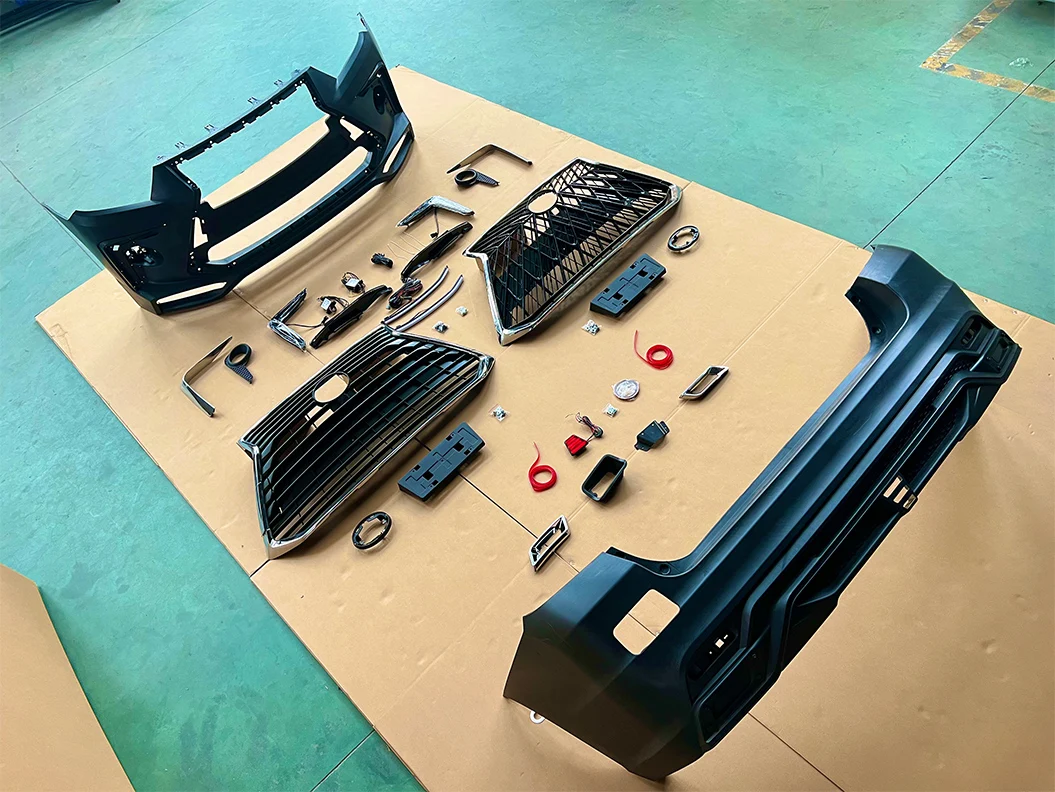 Easy-Install FOR Highlander Sleek Carbon Fiber Auto BODYKIT 2012-2014