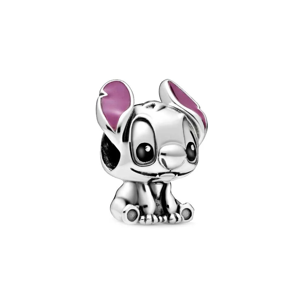925 Silber Potdemiel Disney Mickey Stitch Toy Story Charm Anhänger Passend für Halskette Original Armband DIY Edles Damen-Partygeschenk