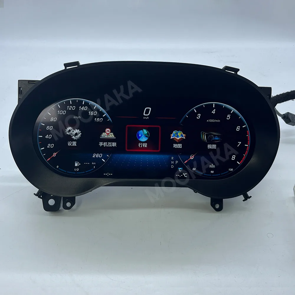 Car LCD Dashboard For Mercedes-Benz GLA A 2013-2017 Digital Cluster Instrument Panel Cockpit Multifunctional Speedometer