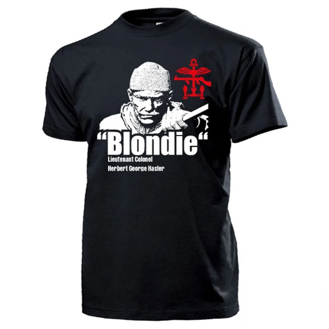 

Футболка Blondie Hasler Lieutenant Colonel Herbert George Royal Marines. Хлопковая мужская футболка премиум-класса с коротким рукавом и круглым вырезом, новая