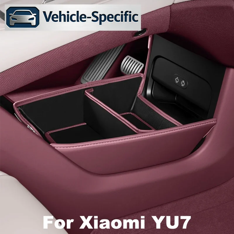 

Для Xiaomi YU7 2025 2026: Нижний органайзер центральной консоли, бокс для хранения в автомобиле, аксессуары для интерьера автомобиля