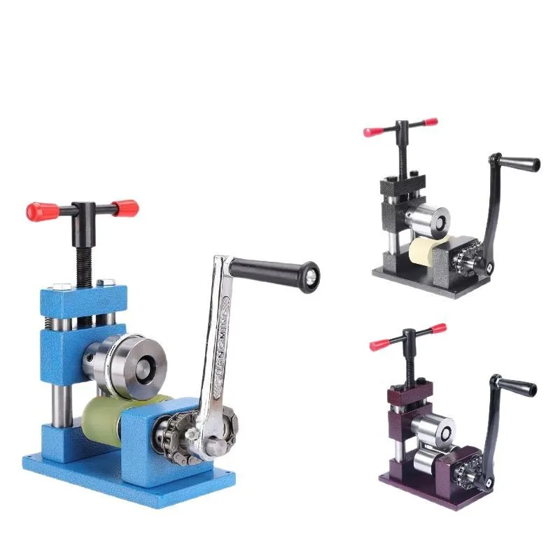 

Gold, silver and copper rings, rounding machines, small jewelry benders