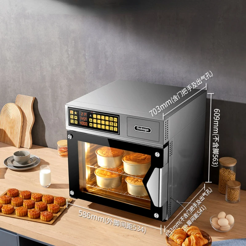 Horno eléctrico De aire para el hogar, accesorios De cocina para hornear pasteles, gran capacidad