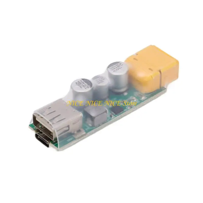 

Преобразователи быстрых зарядных устройств XT60 в USB для аккумуляторов Lipos 3S 6S, вход 10,5 В, 32 В, выход 3 В, 20 В, 45 Вт с