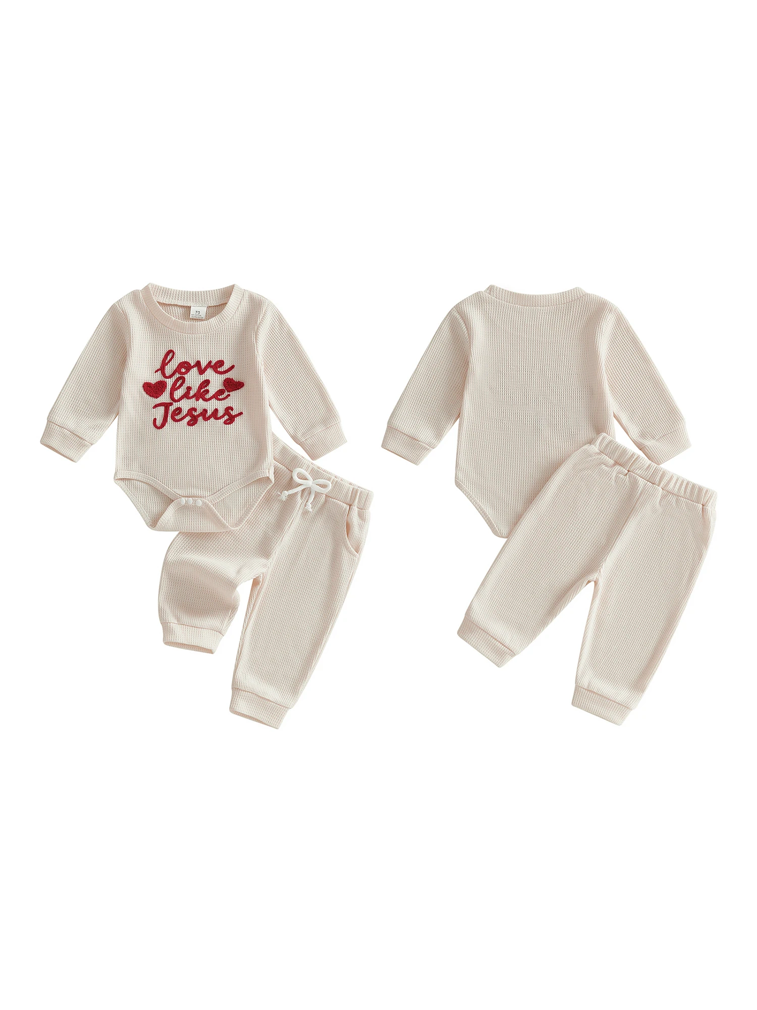 لطيف طفلة صبي عيد الفصح الزي الأرنب طباعة طويلة الأكمام رومبير والسراويل 2 قطعة مجموعة ملابس الرضع رائعتين #3