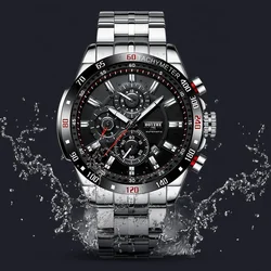 BOYZHE Men Sport Watch Automatic Mechanical Wrist Watch Week Month Calendar Display Luminous Hands Waterproof Watches for Men